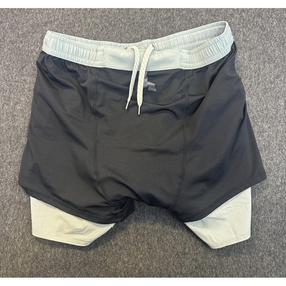 Vuori Men's Course Run Short Size XL Green/Blue Lined Athletic Gym Activewear - Picture 13 of 16